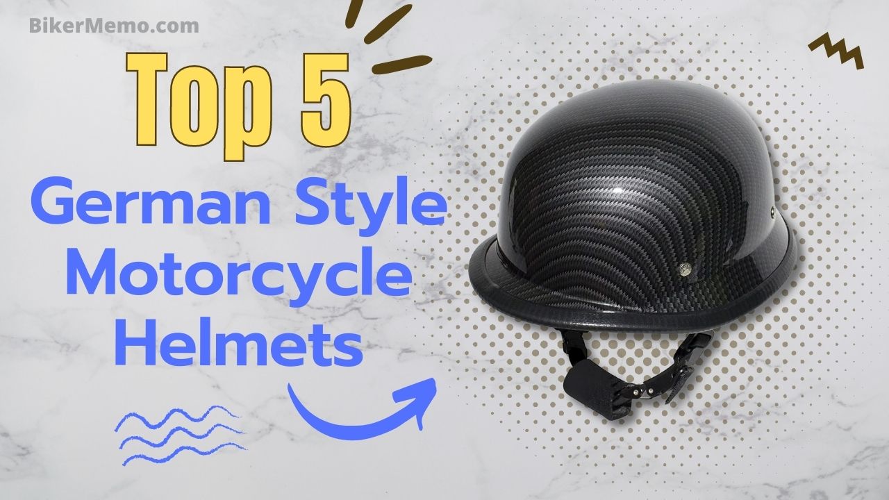 German style motorcycle helmets